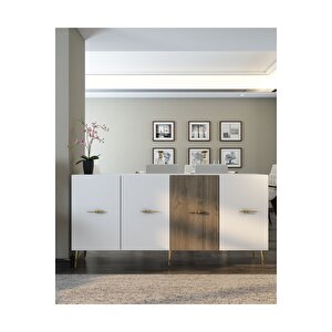 Normdh (kb150) Konsol Beyaz Cevi̇z Beyaz - Ceviz