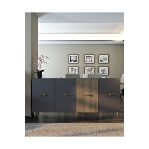 Normdh (kb150) Konsol Antrasi̇t Cevi̇z Antrasit Ceviz
