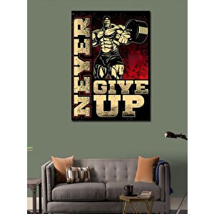 Kanvas Tablo Gym Temalı Motivasyon 50x70 cm