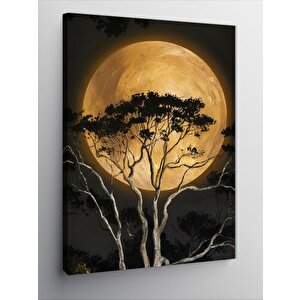Kanvas Tablo Motorcu Kız Çocuğu 70x100 cm