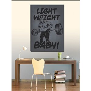 Kanvas Tablo Gym Temalı Motivasyon 100x140 cm