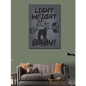 Kanvas Tablo Gym Temalı Motivasyon 70x100 cm