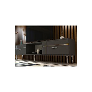 Li̇nedh Tv Sehpasi Antrasi̇t Gümüş Antrasit Gümüş