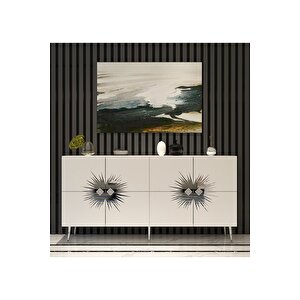 Ni̇dadh (kb150) Konsol Beyaz Gümüş Beyaz-Gümüş