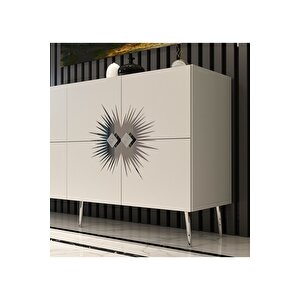 Ni̇dadh (kb150) Konsol Beyaz Gümüş Beyaz-Gümüş