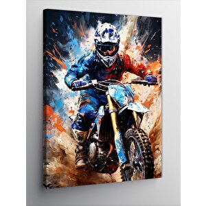 Kanvas Tablo Motocross 50x70 cm