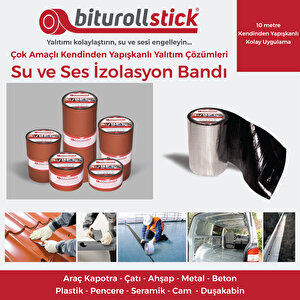 1 Mm 30 Cm Kırmızı 10mt. - Yapışkanlı Su Yalıtım Bandı - Tamir Bandı