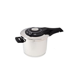 Jumbo Procook 6 Lt Düdüklü Tencere Siyah Açık Gri