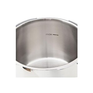 Jumbo Procook 6 Lt Düdüklü Tencere Siyah Açık Gri