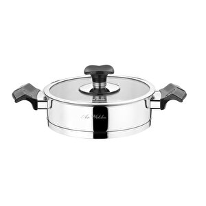 Aryıldız King 20 Parça Ideal Set Cam Kapak Siyah