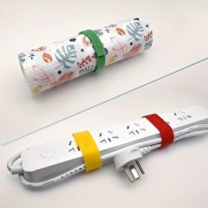3b Trend 5 Metre X 1 Cm Cırt Cırt Sabitleyici Bilgisayar Ev Kablo Tutucu Düzenleyici Toparlayıcı