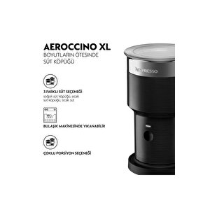 Aeroccino Xl Süt Köpürtücü, Siyah