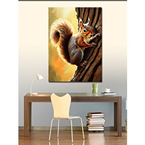 Kanvas Tablo Daldaki Sincap 50x70 cm