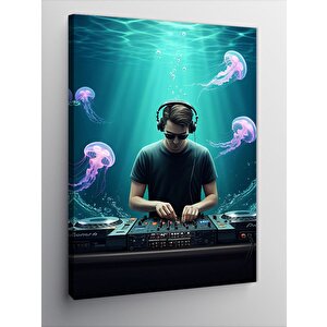 Kanvas Tablo Dj Dalgıç 100x140 cm