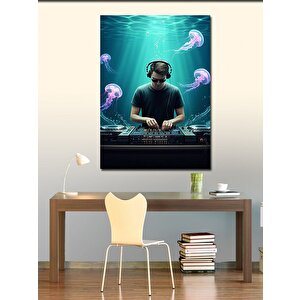 Kanvas Tablo Dj Dalgıç 100x140 cm