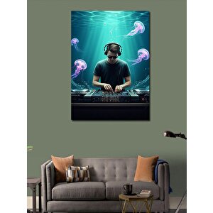 Kanvas Tablo Dj Dalgıç 100x140 cm