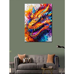 Kanvas Tablo Boyalar Ve Edjerha 50x70 cm