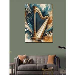 Kanvas Tablo Deniz Dalgaları Ve Arp 70x100 cm