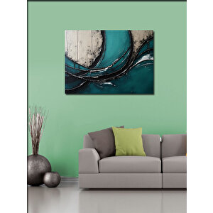 Kanvas Tablo Dalga Soyut Çizgiler 70x100 cm