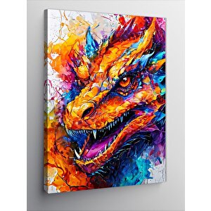 Kanvas Tablo Boyalar Ve Edjerha 100x140 cm