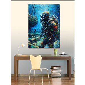 Kanvas Tablo Dalgıçlar 50x70 cm