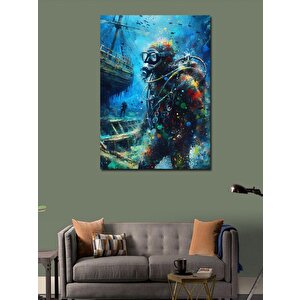 Kanvas Tablo Dalgıçlar 50x70 cm