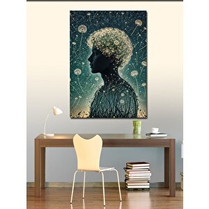 Kanvas Tablo Karahindibalar Ve Adam 70x100 cm