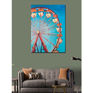Kanvas Tablo Dönme Dolap 100x140 cm