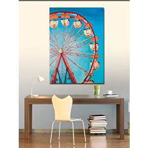Kanvas Tablo Dönme Dolap 50x70 cm