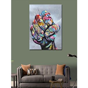 Kanvas Tablo Dövmeli El 70x100 cm