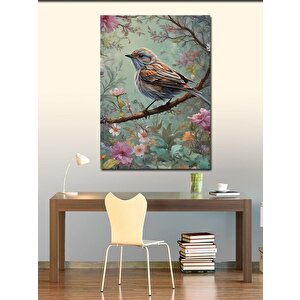 Kanvas Tablo Daldaki Serçe 70x100 cm