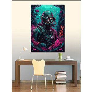 Kanvas Tablo Derin Dalışçı 70x100 cm