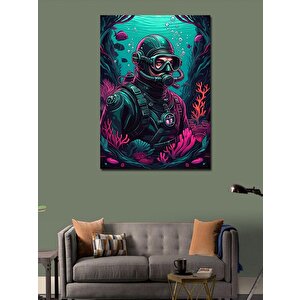 Kanvas Tablo Derin Dalışçı 50x70 cm