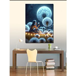 Kanvas Tablo Hindibağ Ve Kadın 70x100 cm