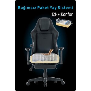 Fashcolle Globe Pro Black Oyuncu Koltuğu