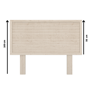 Alaz Model Doğal Ahşap Tek Başlık ( Yatay ) 150 cm