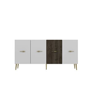 Normct (kb150)  Konsol Beyaz-Ceviz Beyaz - Ceviz