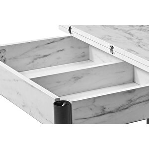 Si̇ci̇lya Kare Mutfak Masasi, Marmo, 85x75