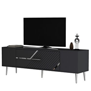 Dekolp5ct Tv Sehpasi Antrasit-Gümüş