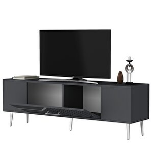 Dekolp5ct Tv Sehpasi Antrasit-Gümüş