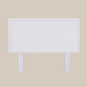 Alaz Model Beyaz Renk Ahşap Tek Başlık ( Yatay ) 150 cm