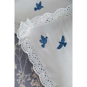 Çi̇ft Ki̇şi̇li̇k Timeless Prime Set Albatros Indigo - Yatak Ortusu
