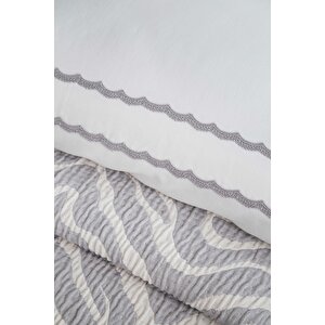 Çi̇ft Ki̇şi̇li̇k Timeless Prime Set Londa Gri - Yatak Ortusu