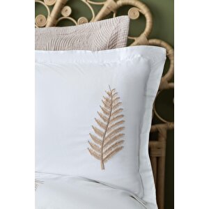 Çi̇ft Ki̇şi̇li̇k Timeless Prime Set Foglia Beige - Yatak Ortusu