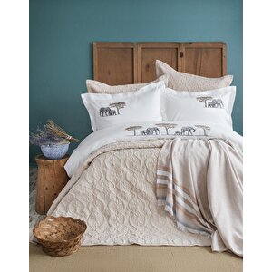 Çi̇ft Ki̇şi̇li̇k Timeless Prime Set Aleph Linen - Yatak Ortusu