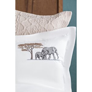 Çi̇ft Ki̇şi̇li̇k Timeless Prime Set Aleph Linen - Yatak Ortusu