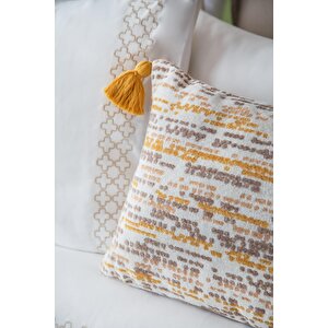 Çi̇ft Ki̇şi̇li̇k Yatak Örtüsü Set Beetle Bej - Yatak Ortusu Set