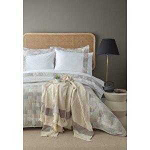 Çi̇ft Ki̇şi̇li̇k Timeless Prime Set Piazza Beige - Yatak Ortusu