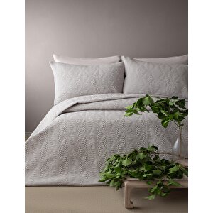 Çi̇ft Ki̇şi̇li̇k Yatak Örtüsü Set Bourbon Vizon - Yatak Ortusu Set