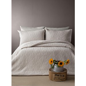 Çi̇ft Ki̇şi̇li̇k Yatak Örtüsü Set Bourbon Bej - Yatak Ortusu Set